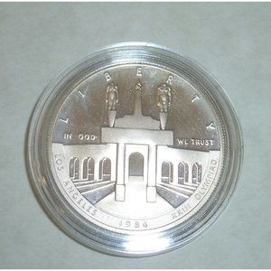 1984 S Olympic Proof Silver Dollar